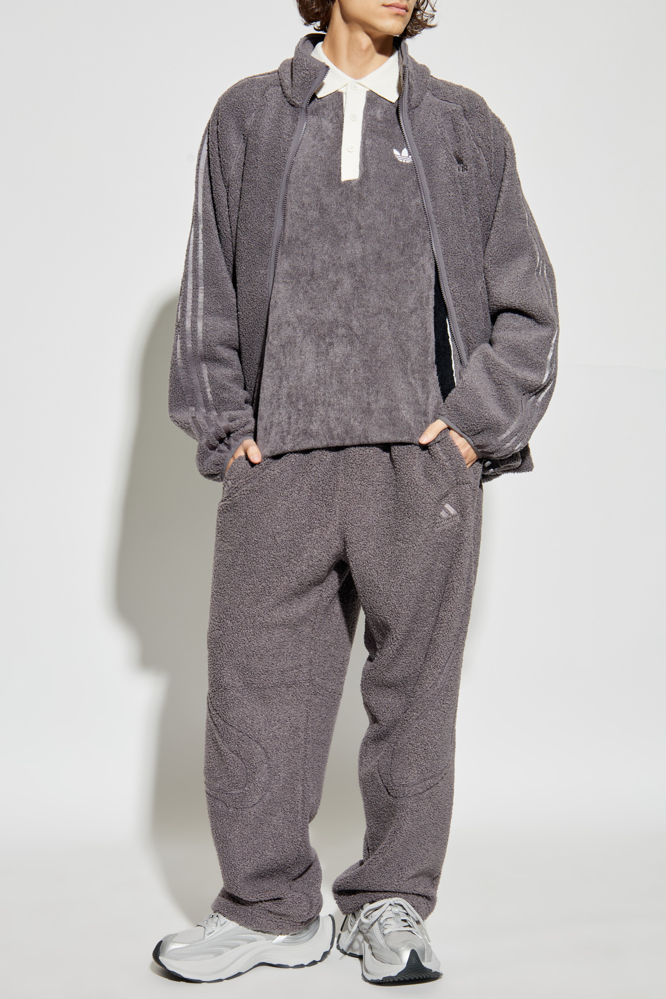 ADIDAS Originals Fleece jacket with turtleneck | Men's | Vitkac